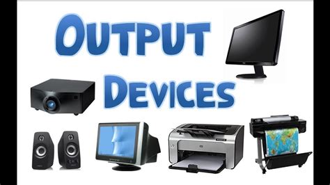 Computer Screens are primarily used to show the handled outcome and result from computer memory to their screen for clients or users. . 5 output devices of computer